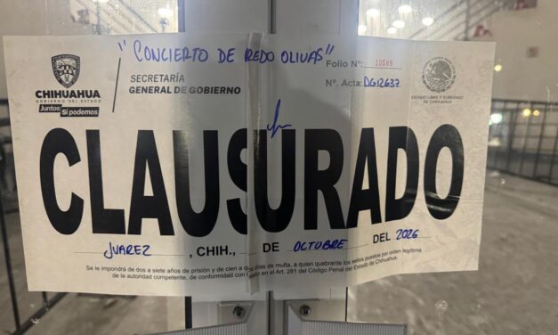 Clausuran concierto de Alfredo Olivas en el Neri Santos por operar fuera de horario; Gobernación cierra ocho establecimientos