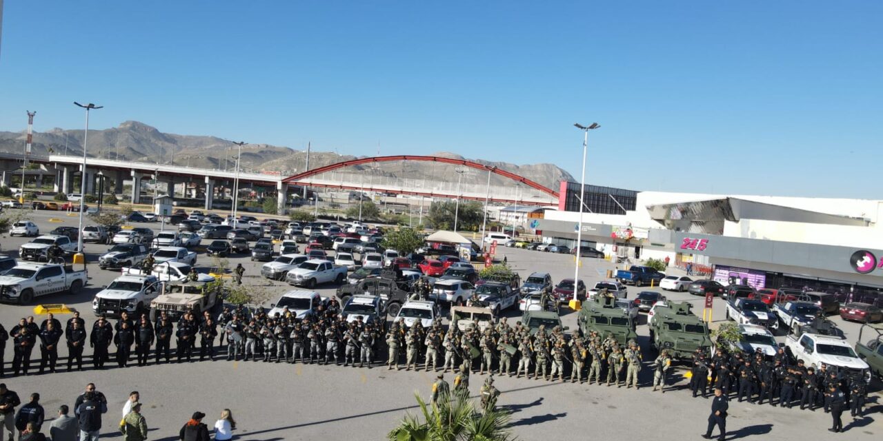 Arrancó operativo interinstitucional con cateos y presencia preventiva en colonias de Juárez