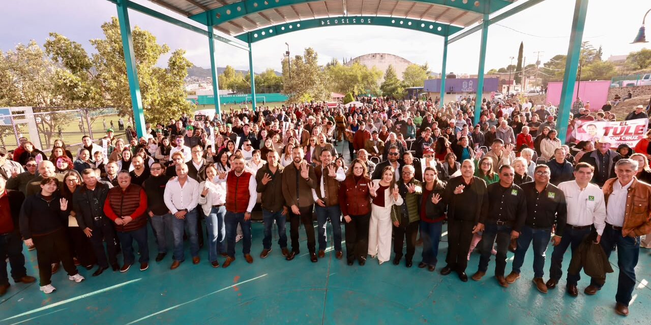 Refrendan en Parral respaldo a Cruz Pérez Cuéllar durante festejo por los 15 años de Morena