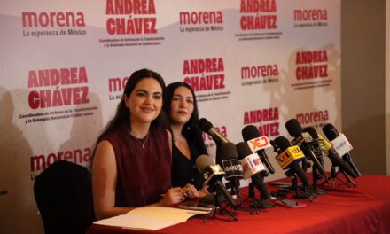 Andrea Chávez: acepté coordinación por la confianza de Juárez y la deuda histórica con la frontera