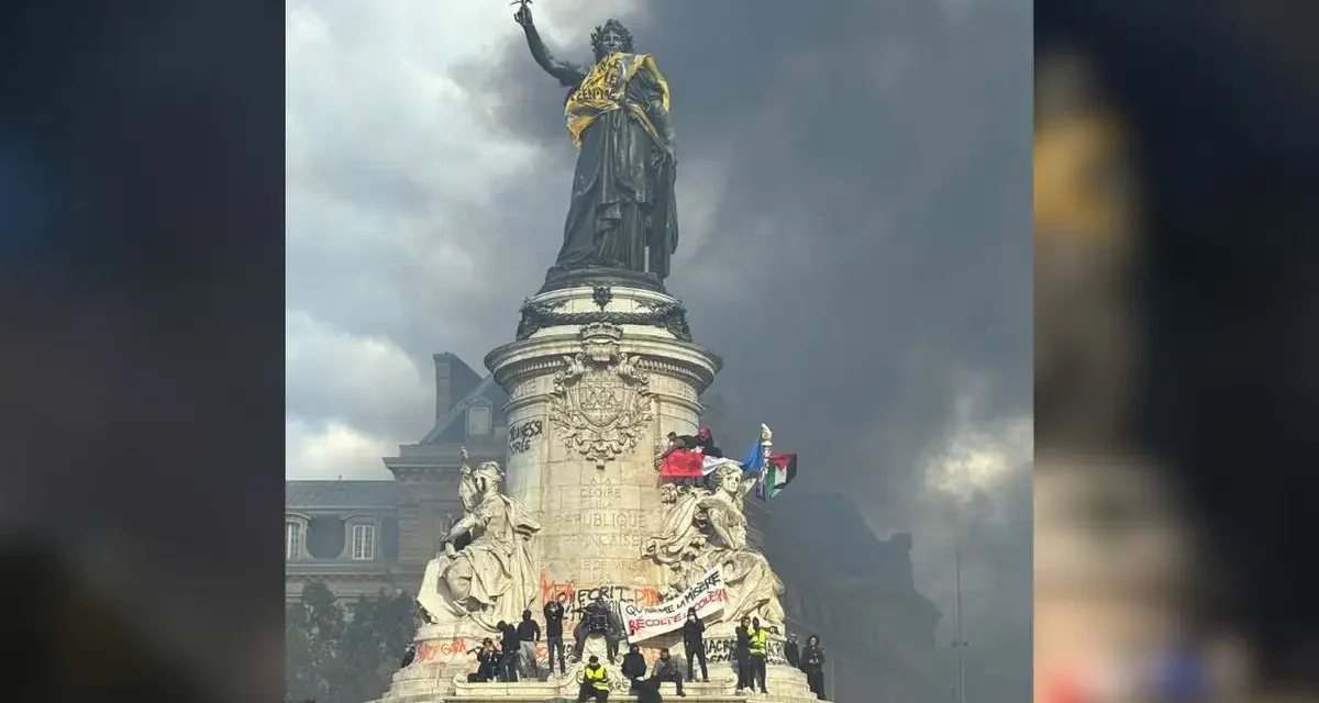 Francia estalla en protestas: medio millón sale a las calles contra el alto costo de vida y la actuación policial