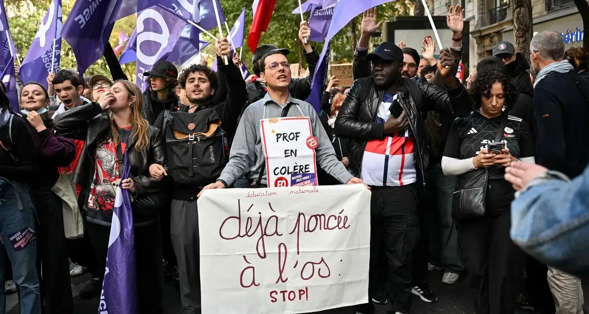 Francia estalla en protestas: medio millón sale a las calles contra el alto costo de vida y la actuación policial